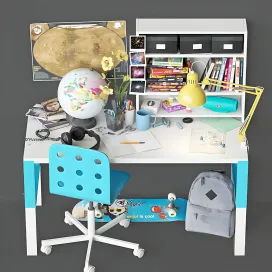 Table is not very neat schoolboy